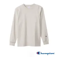 在飛比找momo購物網優惠-【Champion】官方直營-基本款素色口袋長袖T恤-男(淺