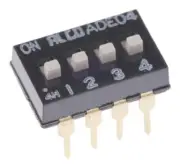 TE Connectivity DIP SWITCHES 35Pcs 24V DC 100mA 4-Way 4P Slide Actuator