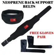 BodyBuilding Weight Lifting Belts Fitness Gym Neoprene Double Back Support Belts