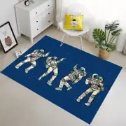 Astronaut,Area Rug,Living Room Rug, Non Slip Floor Rug, Themed Rug, Fan Rug