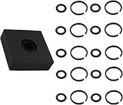 BLOLACDZ (10 Sets) 1/2” Impact Retaining Ring Clip Friction Ring with O-Ring for Electric/Pneumatic Type Impact Wrench, Retainer Ring Anvil Install Tool Included