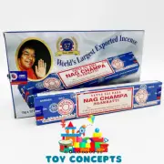 NAG CHAMPA INCENSE STICKS 15g x 6 bulk lot pack satya sai baba scent authentic
