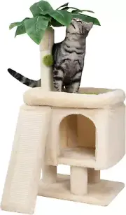 Cat Scratching Post 33'' Cat Tree Indoor Palm Tree Large Cat Perch with Scratchi