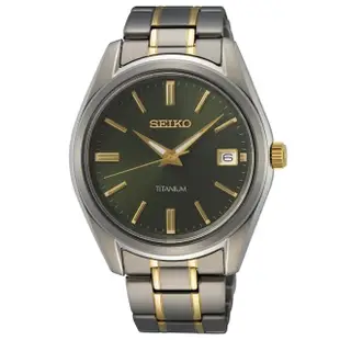 【SEIKO 精工】CS系列 鈦金屬 日系簡約腕錶 SK044 母親節 禮物(SUR377P1/6N52-00B0G)