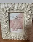 floral picture frame Cream Resin Ornate See Picture For Measurements