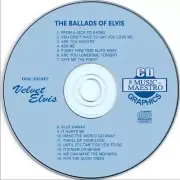 Karaoke CD+G ELVIS PRESLEY Disc #8 Music Maestro, It’s Now Or Never,Blue Hawaii