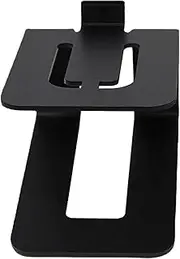Metal Monitor Stand, Desktop Speaker Stand, Carbon Steel Construction, 8.66x6.3x5.51 Inches Sleek Audio System Rack, Sound Speaker Riser for Computer Speakers