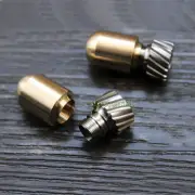 TITANER Titanium + Brass EDC Bead Key Parachute Cord Pendant Lanyard DIY Bead
