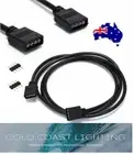 1-10M Black White LED RGB Light Strip Extension Cable Lead Connector Cord 4 Pin