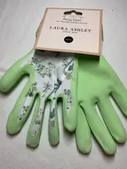 Laura Ashley All Weather Gloves Garden PARMA VIOLET GREEN SIZE SMALL NIP