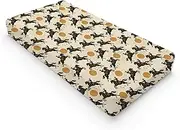 Western Cowboys Sun Baby Changing Pad Covers for Boy Girl 32''x16'' Vintage Cowboy Horses Sunshine Fitted Diaper Change Table Sheets Southwest Country Soft Breathable Nursery Baby Changing Table Mats