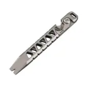 Titanium Alloy Crowbar Pry Bar Opener Cutter Keychain Outdoor EDC Multi Tools