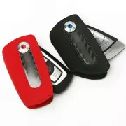 New For BMW M Performance Suede Key Bag Case Cover Fob Holder Chassis Models