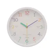 One Six Eight London LEARN The Time White 30cm Silent Wall Clock