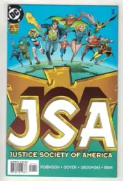 JSA #1 - FUNERAL OF WESLEY DODDS - ALAN DAVIS COVER - DC COMICS/1999