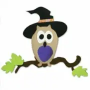 Sizzix Bigz Die - 655567 Owl w/Witch Hat