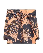 Vivienne Westwood Floral Printed Mini Skirt Black