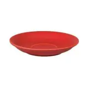 6x Saucer 140mm Rosso Red Bevande Saucers for Cappuccino Coffee Cups Mugs