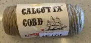 Vtg Calcutta Cord Natural Tan 70 Yds 210 Ft 5.2 Oz Washable Macrame Crochet