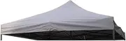 3x3 All Seasons Gazebos Spare Roof Canopy Metallic Grey
