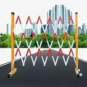 Expandable Barricade Retractable Traffic Safety Fence to Control and prohibit Any Safety and Traffic Conditions. for Playground Park Hotel Crowd Control