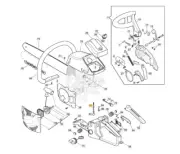 Hose Petrol Chainsaw Models A4500 A455 Original Stiga 118801146/0