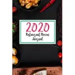 2020 RESTAURANT REVIEW JOURNAL: EXCELLENT RESTAURANT REVIEW JOURNAL FOR FOOD WRITERS. THIS RESTAURANT REVIEW JOURNAL NOTEBOOK IS GREAT GIFTS FOR FOOD