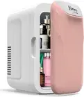 8 Can 6L Mini Fridge - Small Refrigerator 110V 12V Thermoelectric Cooler Warmer