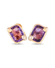 Pomellato Ritratto 18K Amethyst Earrings (Authentic Pre-Loved)