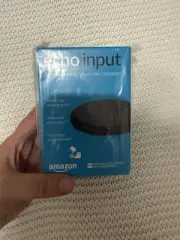 Echo Input from Amazon Far Field Voice Control For Your Speaker Black Brand New