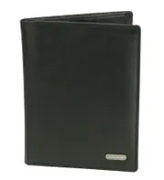 Franco Bonini - 3047 Leather Passport & Credit Card Cover - Black