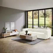 Averill Sofa and Hayden Living Room Package - Light Beige