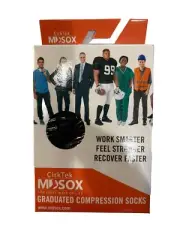 CirkTek MDSOX Graduated Compression Socks One Pair Black 20-30 mmHg