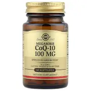 Solgar, Megasorb CoQ-10 , 100 mg, 30 Softgels