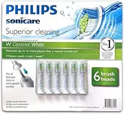 New 6PCS Philips Sonicare W Optimal White Electric toothbrush heads