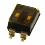 TE 1825006-3 dip switch slide SPST 25MA 24V qty=10