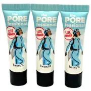 BENEFIT The PORE Fessional Lite Primer 0.1 oz ea. 3 PCS