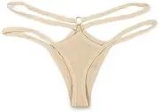 [FARZAH] Women Panties Female Underwear 3Pcs/Lot Lace Thin Strap Thong Women Low Waist Panties Sexy Underwear Ladies Briefs Lingere Panty Underware Comfortable Lingerie Thongs(Nude 1pc,Medium)