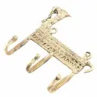 Entry Key Holder Golden Antique Coat Rack Brass Wall Hooks Dhokra Camel Hat Rack