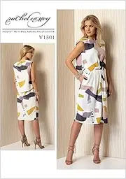 [VOGUE PATTERNS] 1501 A5,Misses Dress,Sizes 6-14, Multi-Colour, (6-8-10-12-14)