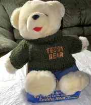 DanDee Bear Plush Sweater Sings Elvis Style 'I Want To Be Your Teddy Bear'