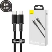 Baseus Cafule Type-C to Type-C USB Data Charging Cable Red/Black 1/2M