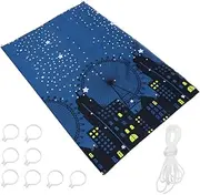 Students Dormitory Bed Curtains Curtain with Mosquito Protection Net Breathable Shading Cloth for Single Bed Stylish Cabin Decor for Enhanced Privacy