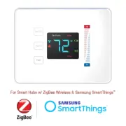 Centralite 3-Series Pearl ZigBee Smart Touch Thermostat - Works with SmartThings