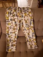 mens lounge pants xl Sponge Bob