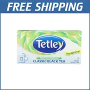 Decaffeinated Black Tea Classic Blend - 72 Bags Pack of 6, Perfect for Iced Tea