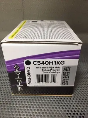 (含稅價)Lexmark C540 黑色原廠碳粉匣 C540H1KG C540/C544dn適用