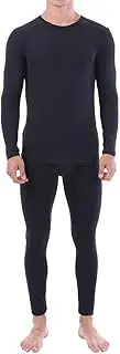 YUSHOW Mens Thermal Underwear Set Winter Base Layer Long Sleeve Top Long Johns for Men Thermals Warm Baselayer with Fleece Lined