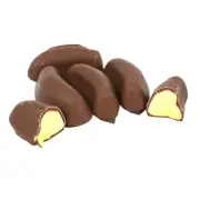 1 X 150G BULK BAG SMOOTH MILK CHOCOLATE COATED CANDY BANANAS BANANA