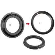 Aluminium Alloy Steerer Tube Adapter Convert from Tapered to Straight Forks 1pc